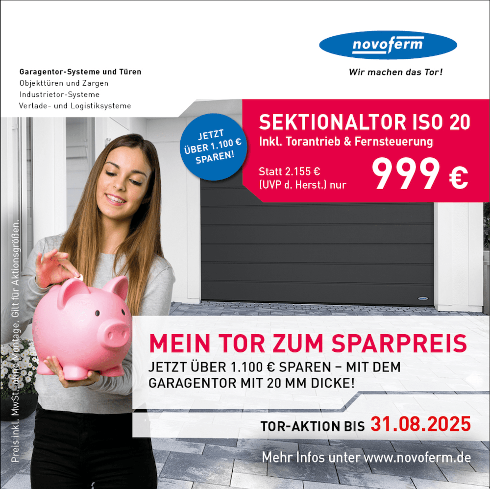 Garagentor ISO20 Herbst 2024