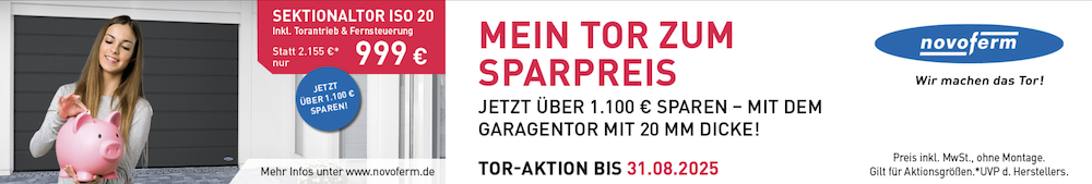 Garagentoraktion iso20 Goettingen
