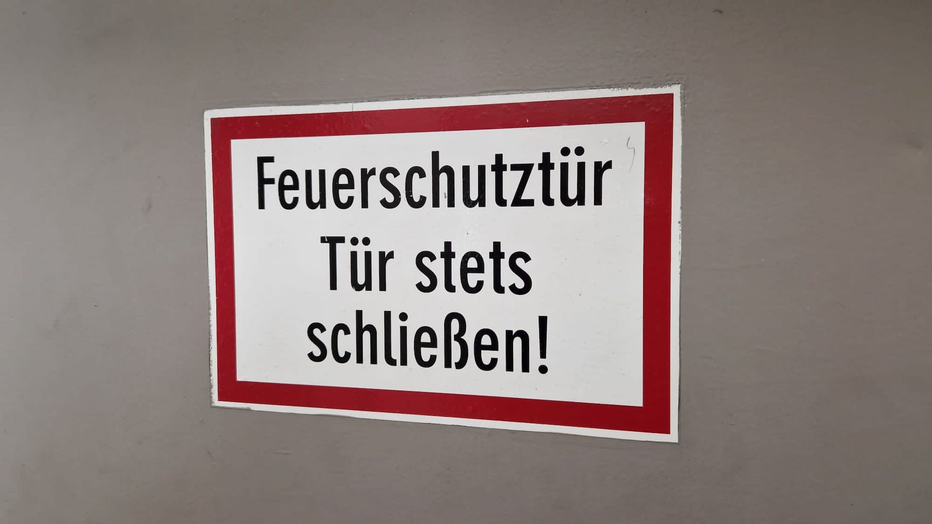 Feuerschutztür